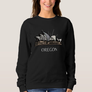 Sudadera Casa de la Ópera de Sydney Oregon Geografía Mala H