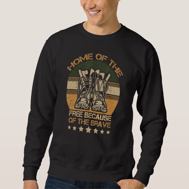 Sudadera Casa De Los Libres Por El Valiente Patriot Vete (Anverso)