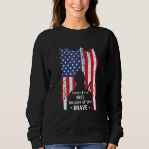 Sudadera Casa De Los Libres Por La Valiente Fla Estadounide