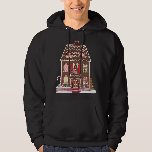 Sudadera Casa de Navidades Gingerbread (Anverso)