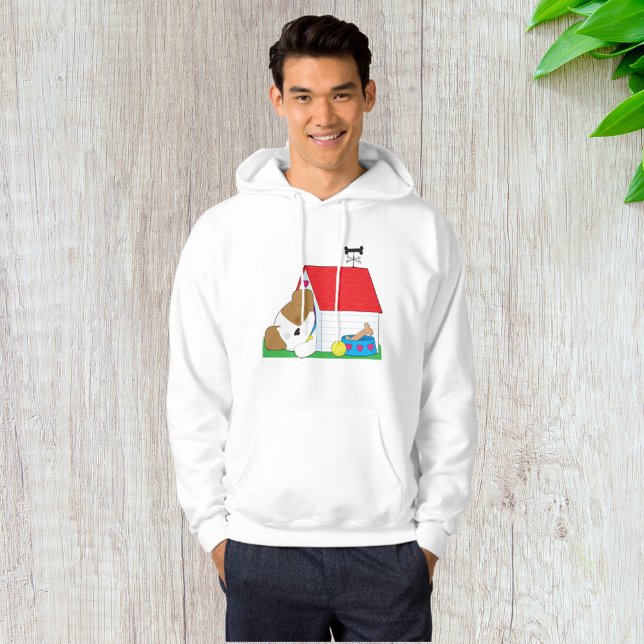 Sudadera Casa de perro con cachorro dormido Mascota linda (Subido por el creador)