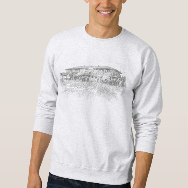 Sudadera Casa de playa y camiseta de Heron (Anverso)