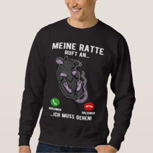Sudadera Casa de ratas linda rata roedor ratón mascota biol