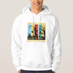 Sudadera Casa Embrujada de Halloween La Bruja Búho Está Lle