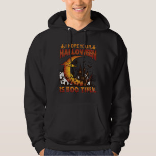 Sudadera Casa embrujada hermosa de Halloween Luna creciente