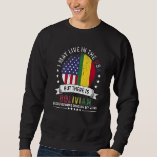 Sudadera Casa estadounidense boliviana en EE. UU. Patriot A
