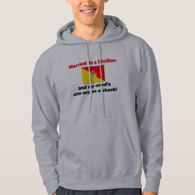 Sudadera Casado con un siciliano… (Anverso)