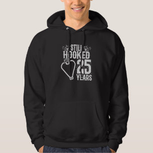 Sudadera Casado de 25 años - Pareja de pescadores - 25º Bod
