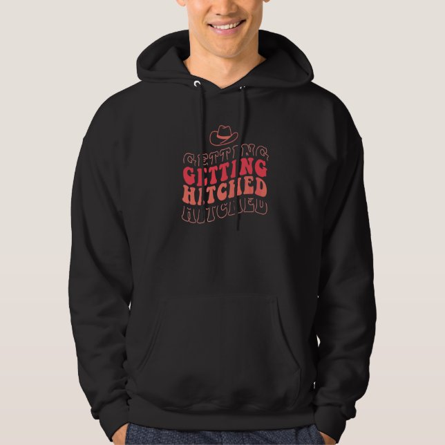 Sudadera Casándose Empezando a Alborotar Fiesta de Despedid (Anverso)