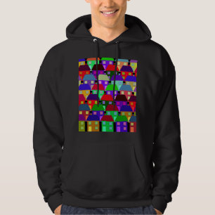 SUDADERA CASAS COMUNIDAD HOGAR COLORIDO