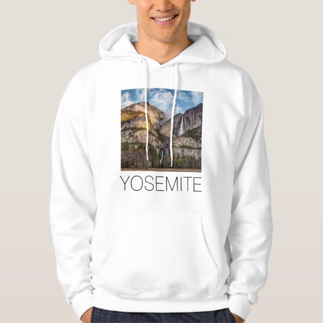 Sudadera Cascada Yosemite escénica, California (Anverso)