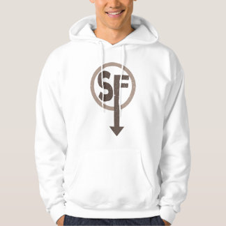 Sudadera Cascadas de Sanitys, logo de Sally
