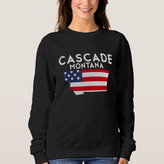 Sudadera Cascade Montana Estados Unidos de América Viajes M (Anverso)