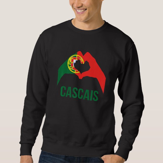 Sudadera Cascais Portuguese City Love Portugal Flag (Anverso)