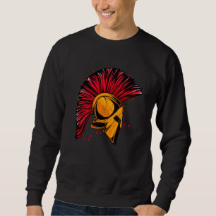 Sudadera Casco espartano Golden Sparta Gladiator Warrior Gy