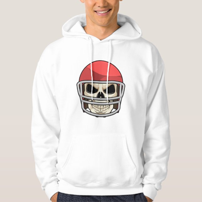 Sudadera Casco para el fútbol de Skull (Anverso)