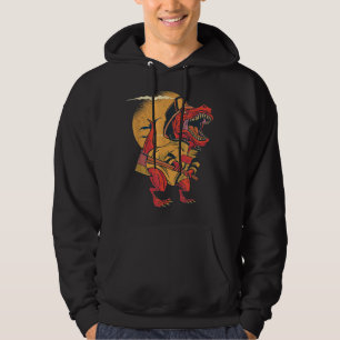 Sudadera Casco T-Re del bombero de dinosaurios T-Rex