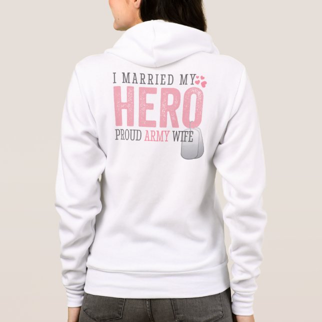 Sudadera Casé a mi héroe (Reverso)