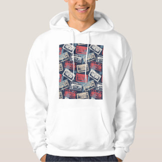 Sudadera Casetes antiguos de música vintage impecables