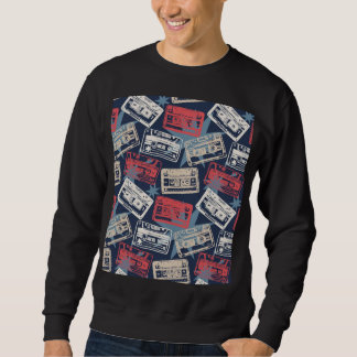 Sudadera Casetes antiguos de música vintage impecables
