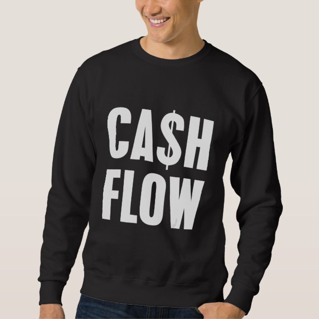 Sudadera Cashflow Business Money Real Estate Flippers Inves (Anverso)