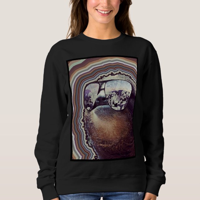 Sudadera Cashmoney Sloth W gafas de sol Oc (Anverso)