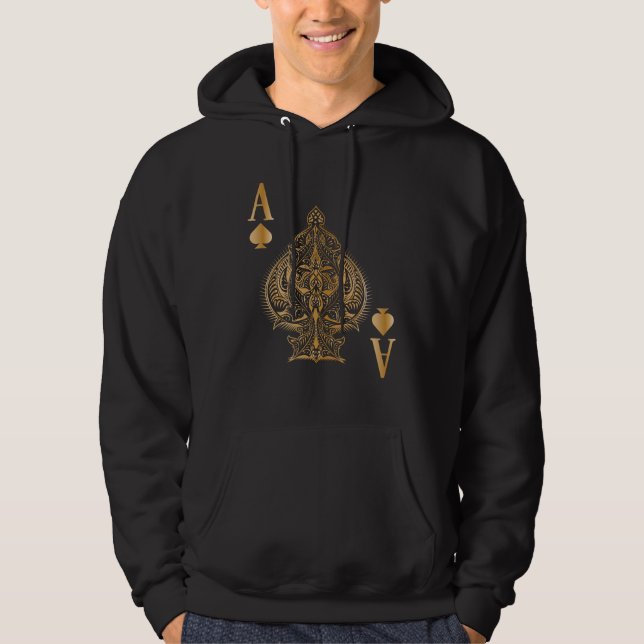 Sudadera Casino Ace de Spades Poker (Anverso)