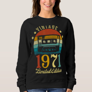 Sudadera Cassette 1971 51ª retro de cumpleaños