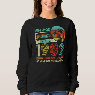 Sudadera Cassette 40th Birthday Retro