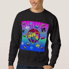 SUDADERA CASSETTE CINTA DE CINTA DE LA ESCUELA ANTIGUA DE R