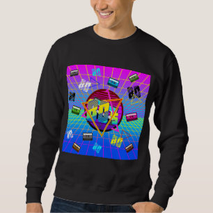 SUDADERA CASSETTE CINTA DE CINTA DE LA ESCUELA ANTIGUA DE R