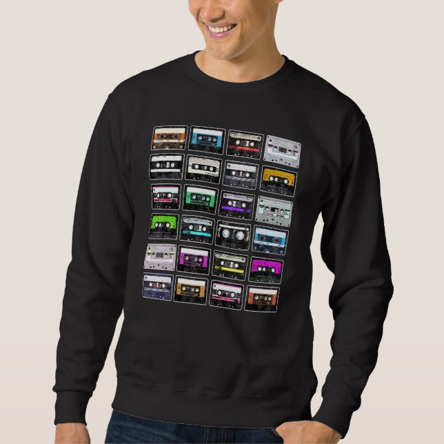 Sudadera Cassette Tapes Mixtapes Radio Music Boom Box Dance (Anverso)