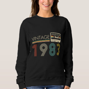 Sudadera Cassette Vintage 1983