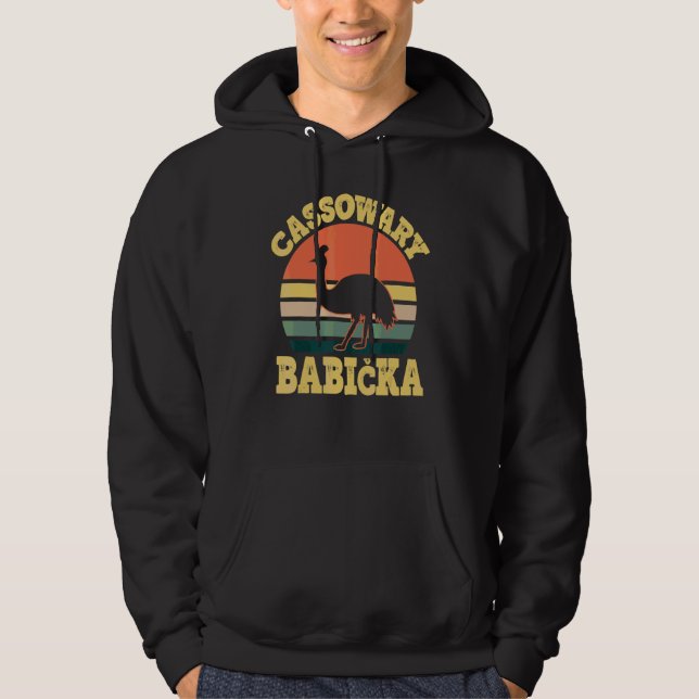 Sudadera Cassowary Babicka Cassowary Lindo Partido Checo Ab (Anverso)