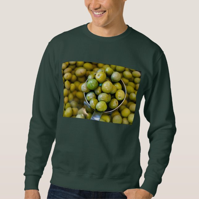 Sudadera Castelvetrano Aceitunas verdes dulces (Anverso)