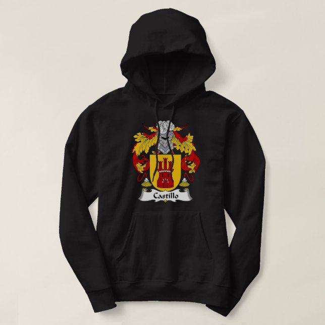 Sudadera Castillo Coat of Arms  Family Crest  (Diseño del anverso)