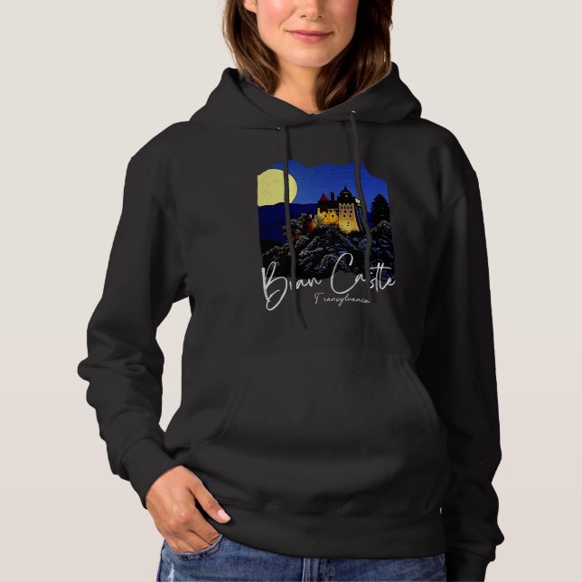 Sudadera Castillo de Bran Transilvania Hogar de Drácula Pin (Anverso)