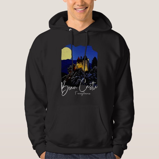 Sudadera Castillo de Bran Transilvania Hogar de Drácula Pin (Anverso)