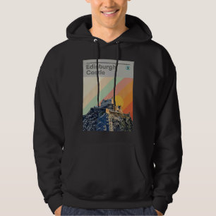 Sudadera Castillo de Edimburgo Impresión Arcoiris Estilo Re