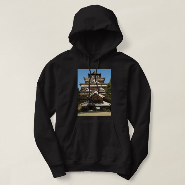 Sudadera Castillo de Hiroshima 広 島 城, Hiroshima, Japón (Diseño del anverso)