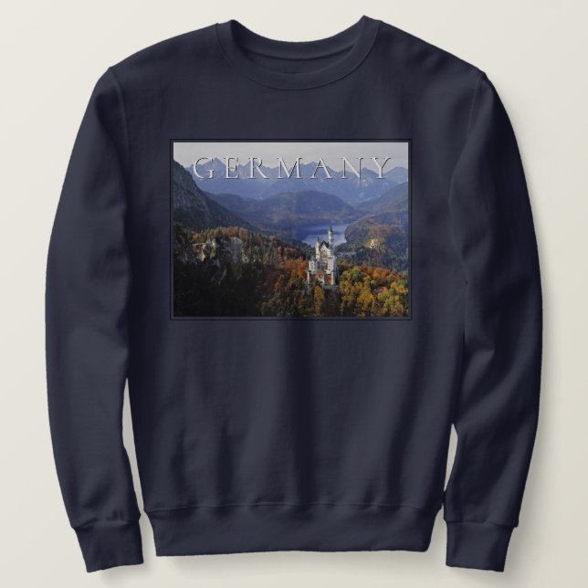 Sudadera Castillo de Neuschwanstein | Alemania, Baviera (Anverso del diseño)