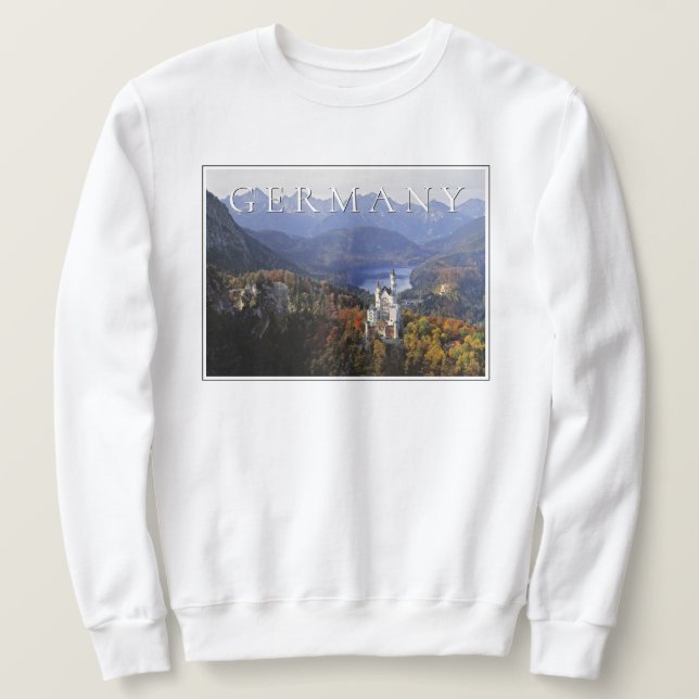 Sudadera Castillo de Neuschwanstein | Alemania, Baviera (Anverso del diseño)