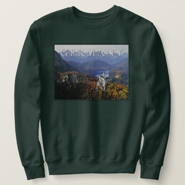 Sudadera Castillo de Neuschwanstein | Alemania, Baviera (Anverso del diseño)