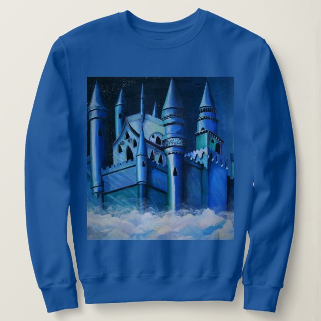 Sudadera Castillo en el cielo (Anverso del diseño)