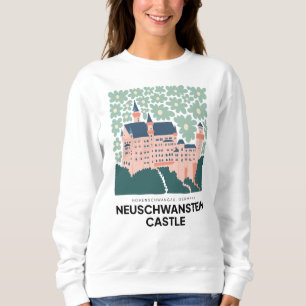 Sudadera Castillo Neuschwanstein Alemania viajes arte flora