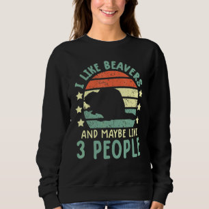 Sudadera castor para los niños castor para los hombres muje