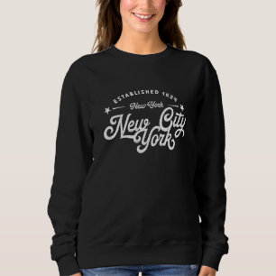 Sudadera Casual Classic Retro Nueva York Nueva York 1624 U