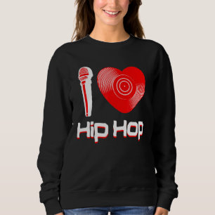Sudadera Casual Me Encanta El Hip Hop Música Rap Fan Breakd