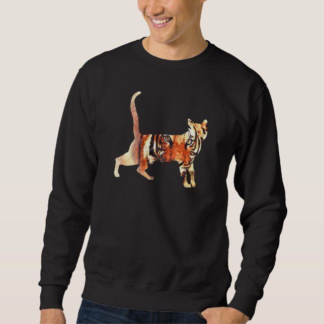 Sudadera Cat and tiger cats (Anverso)
