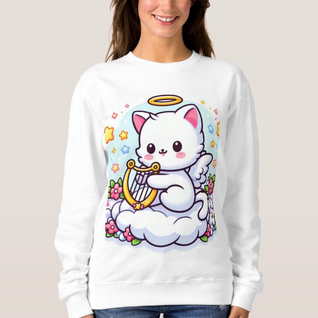 Sudadera Cat Angel (Anverso)